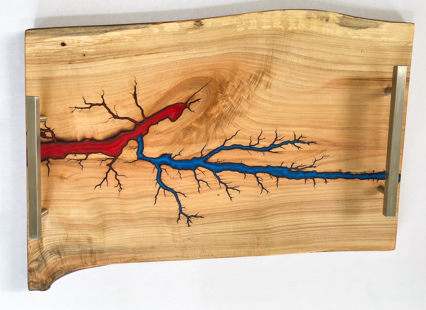 Maple Wood - Fractal Burn Serving Trays