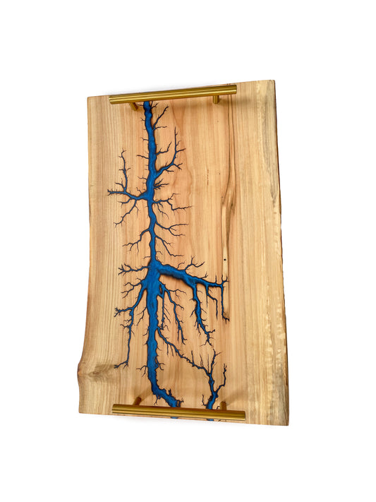 Maple Wood - Fractal Burn Serving Trays