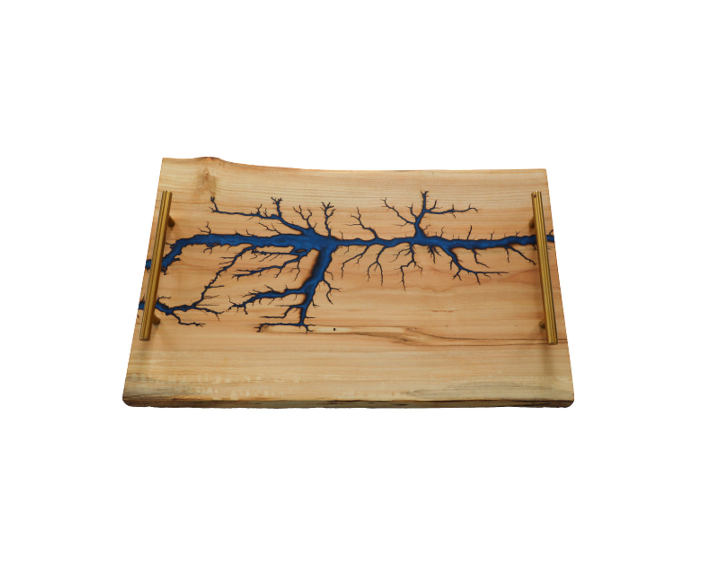 Maple Wood - Fractal Burn Serving Trays