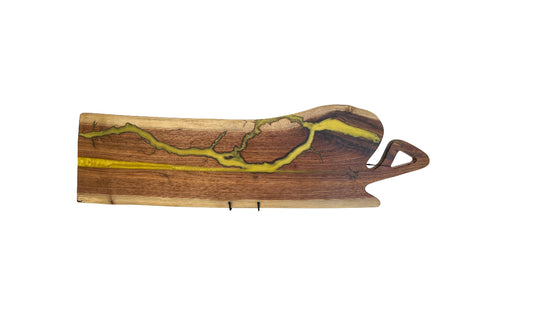 Walnut Fractal Burn Cutting Boards