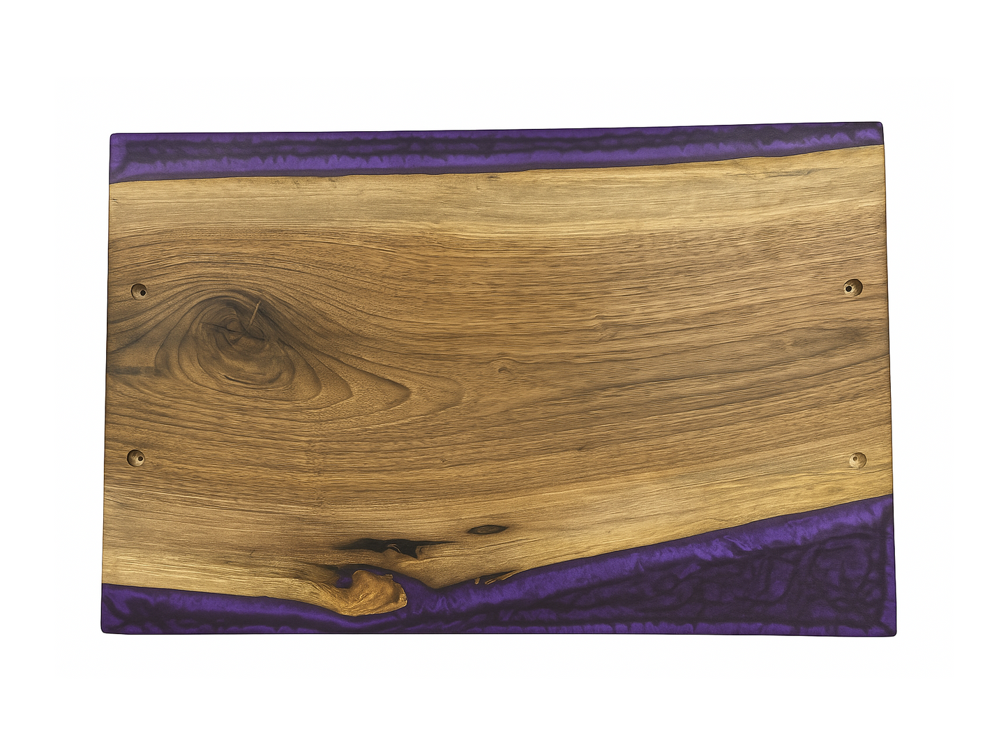 Black Walnut Wood with Epoxy Serving Tray