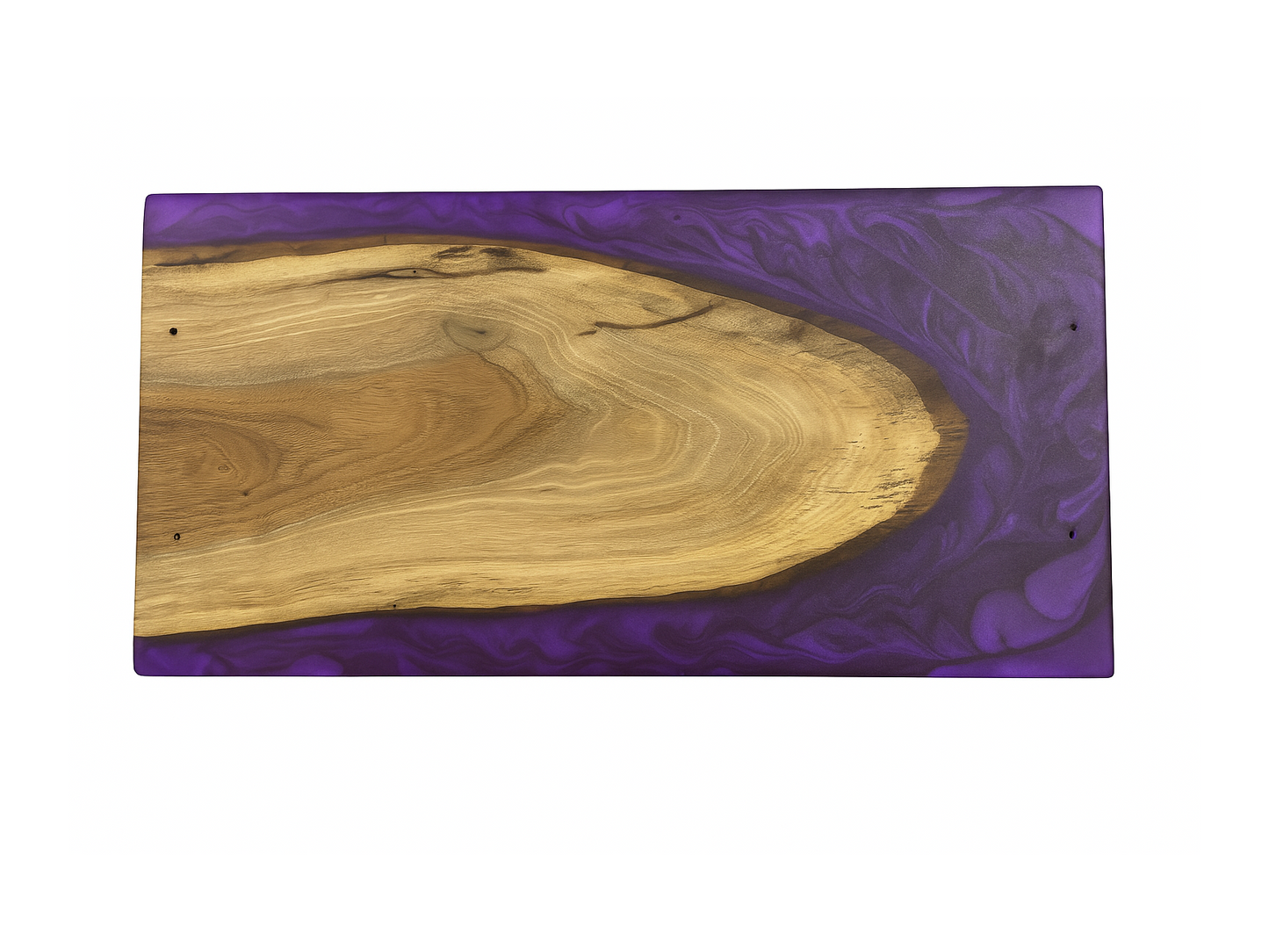 Black Walnut Wood with Epoxy Serving Tray