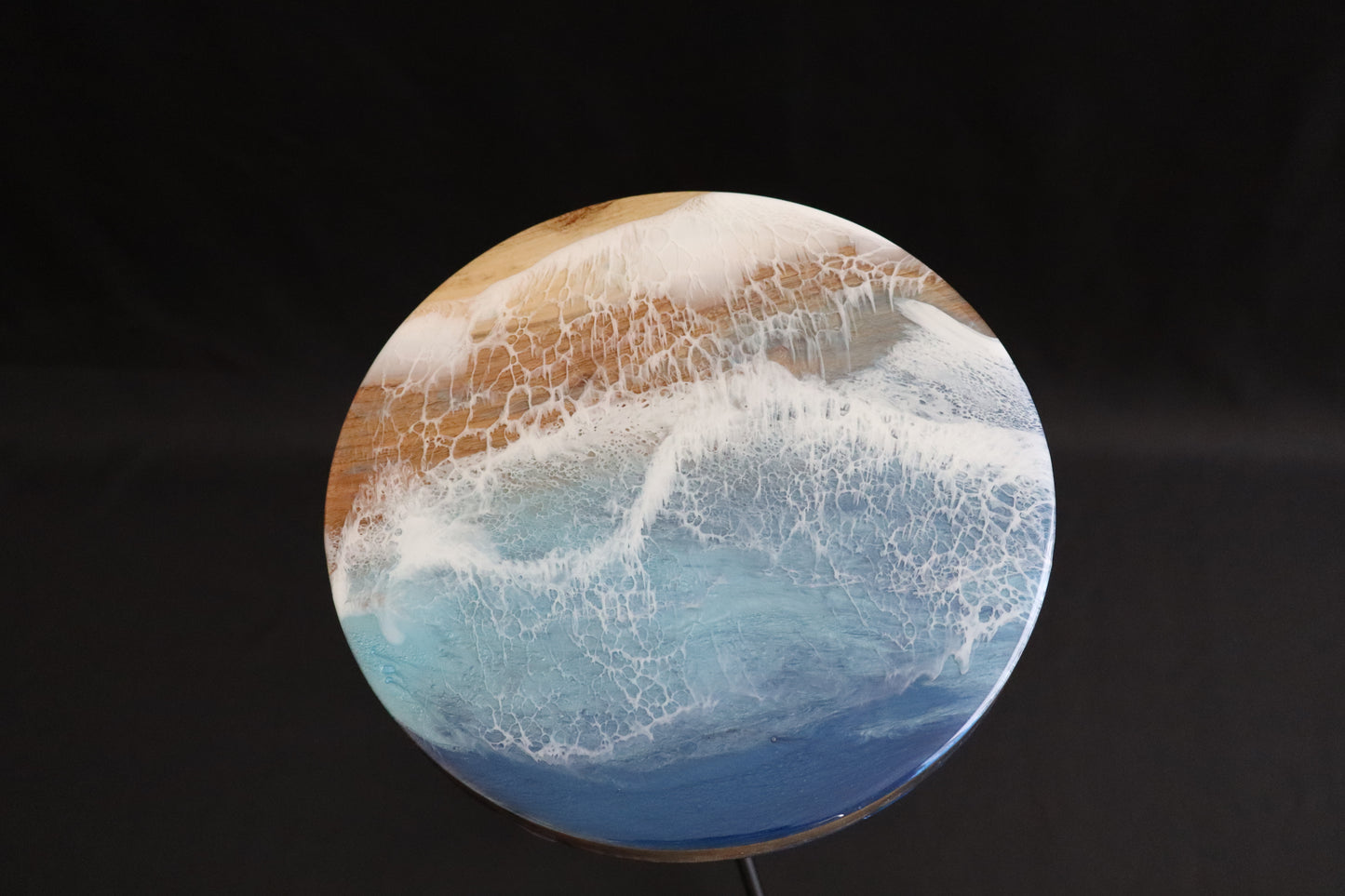 Ocean Waves Accent Table