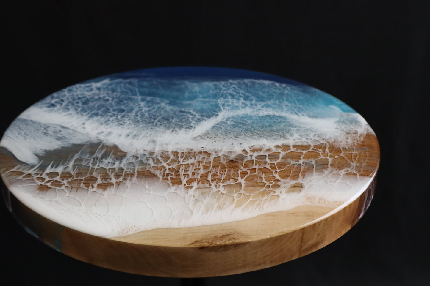 Ocean Waves Accent Table