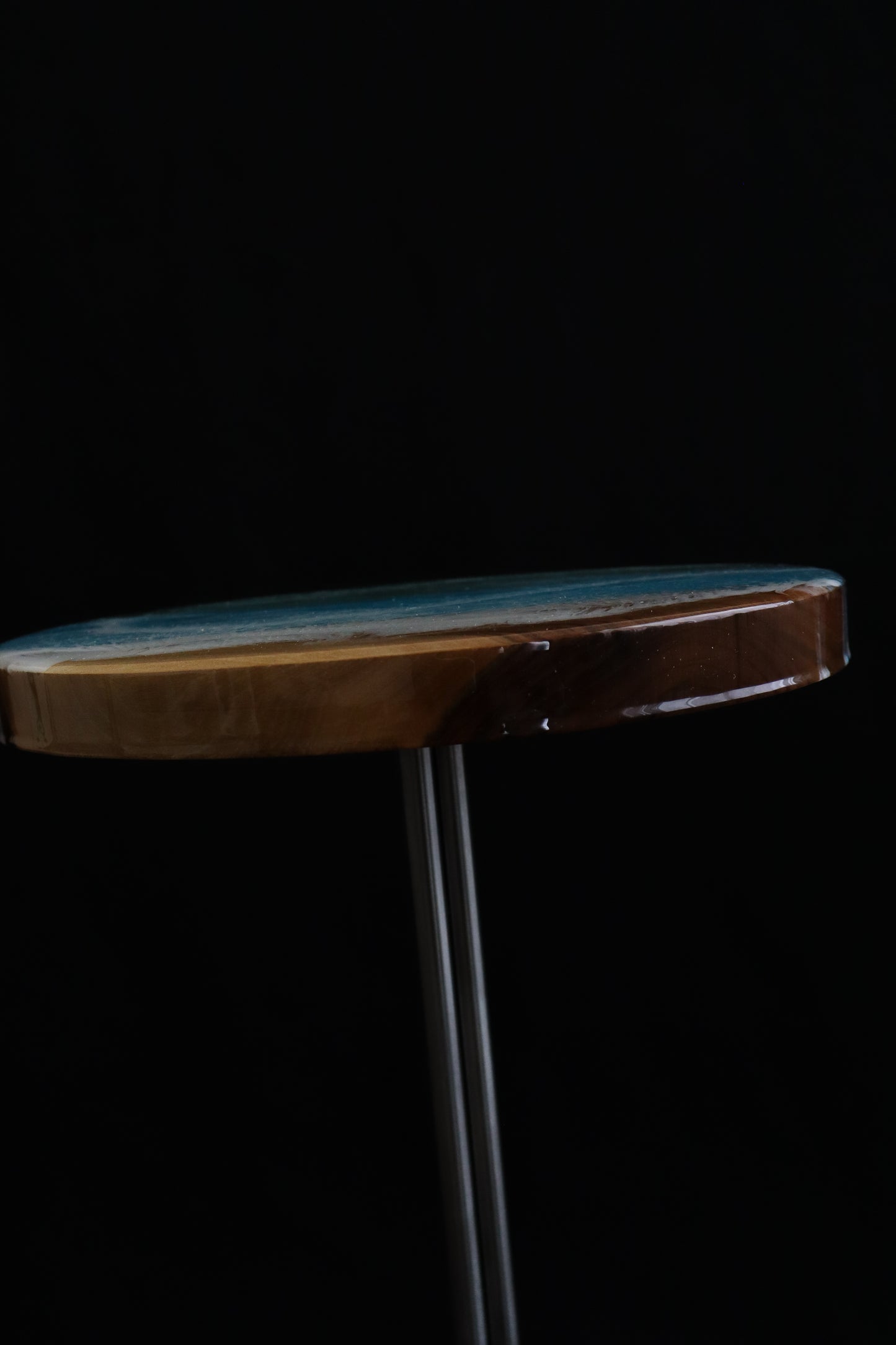 Ocean Waves Accent Table