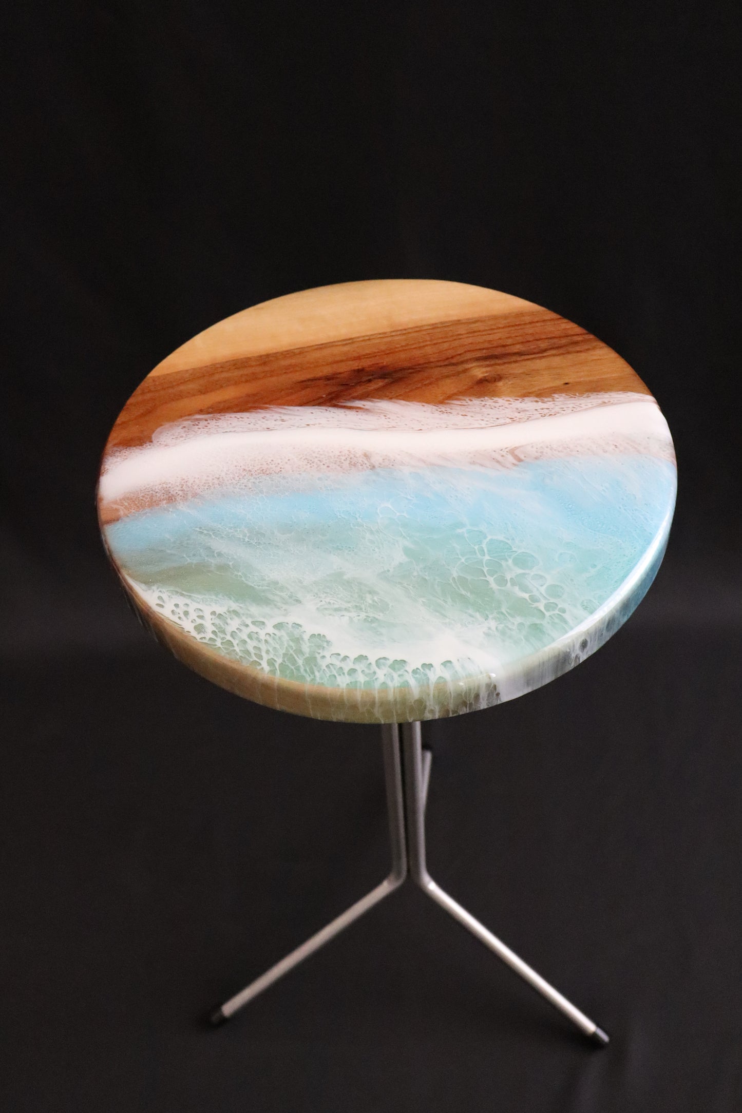 Ocean Waves Accent Table