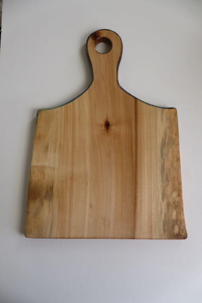 Ocean Resin Charcuterie Board – Handmade Maple or Black Walnut
