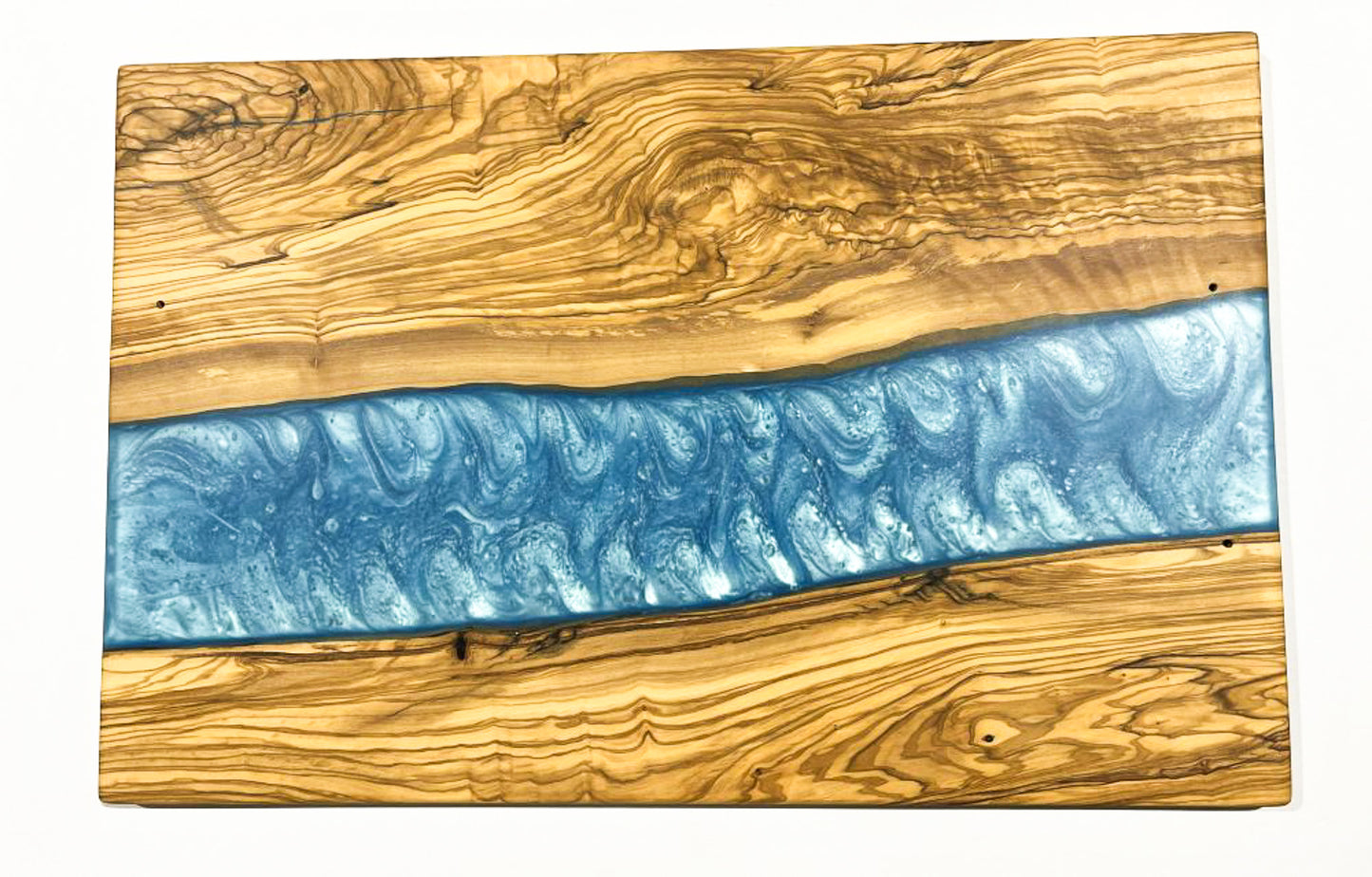 Olive Wood with Epoxy Serving Tray
