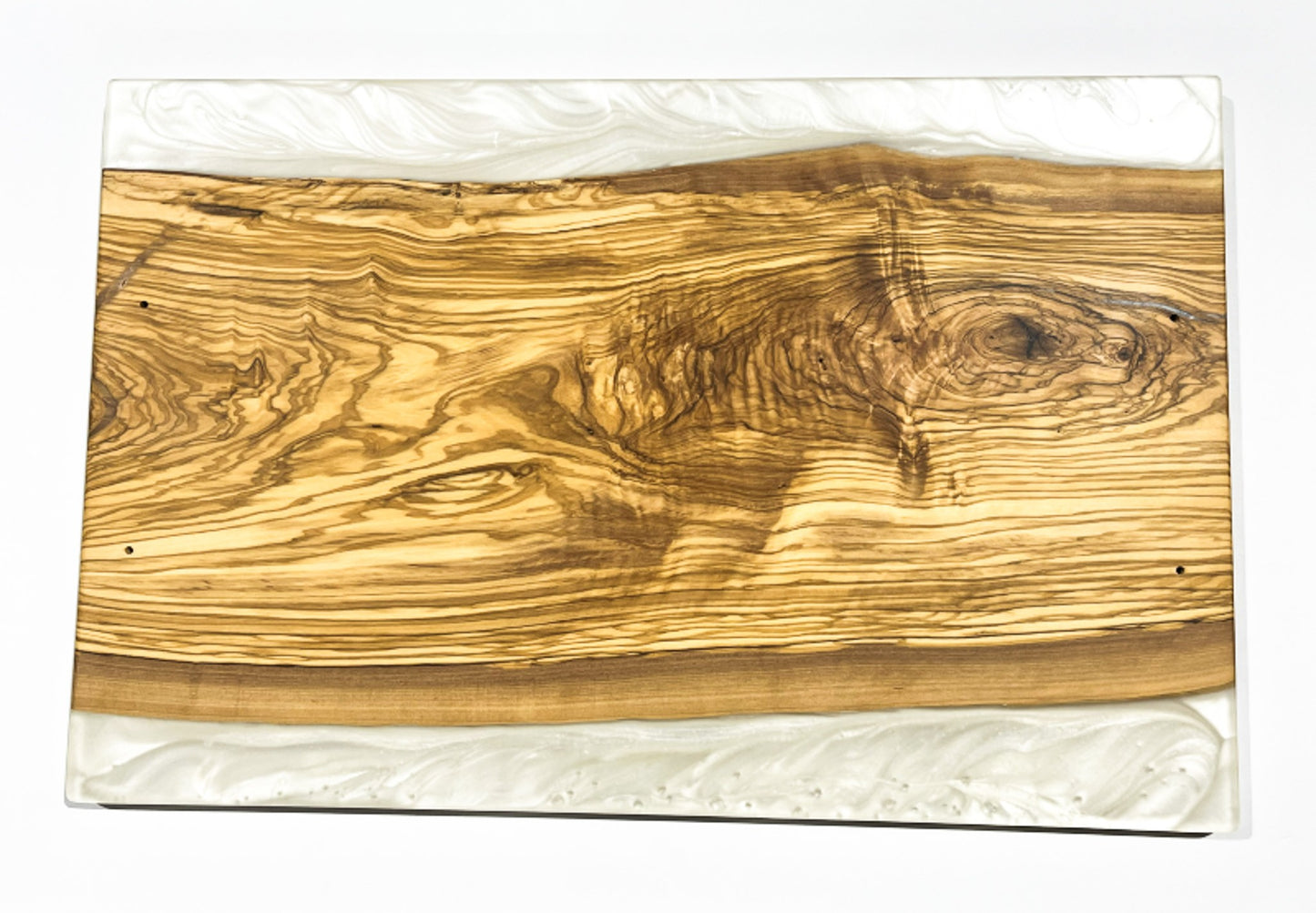 Olive Wood with Epoxy Serving Tray