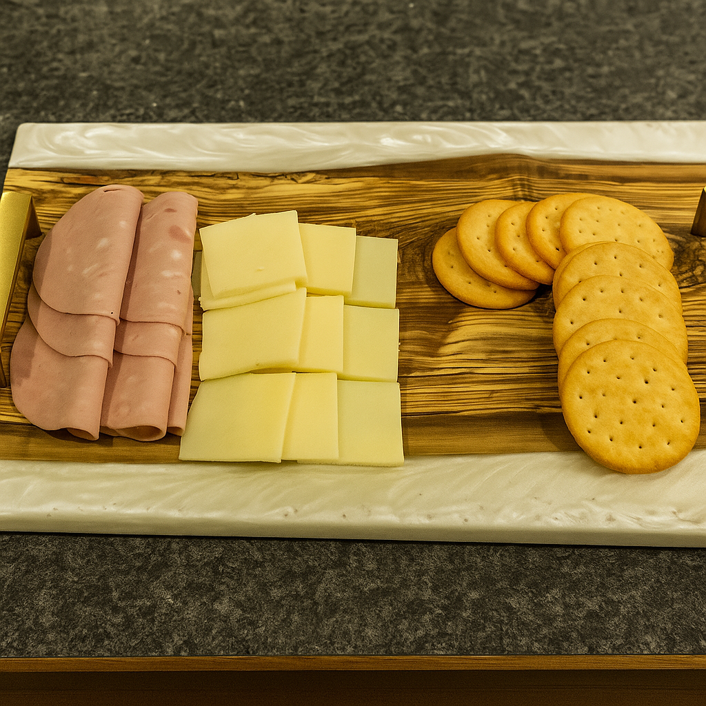 Olive Wood with Epoxy Serving Tray