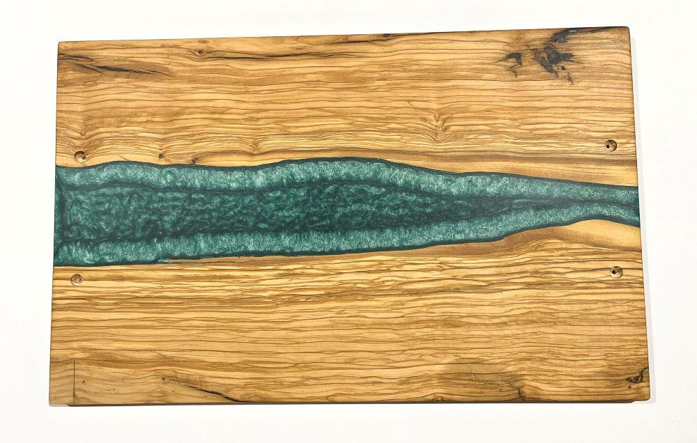 Olive Wood with Epoxy Serving Tray