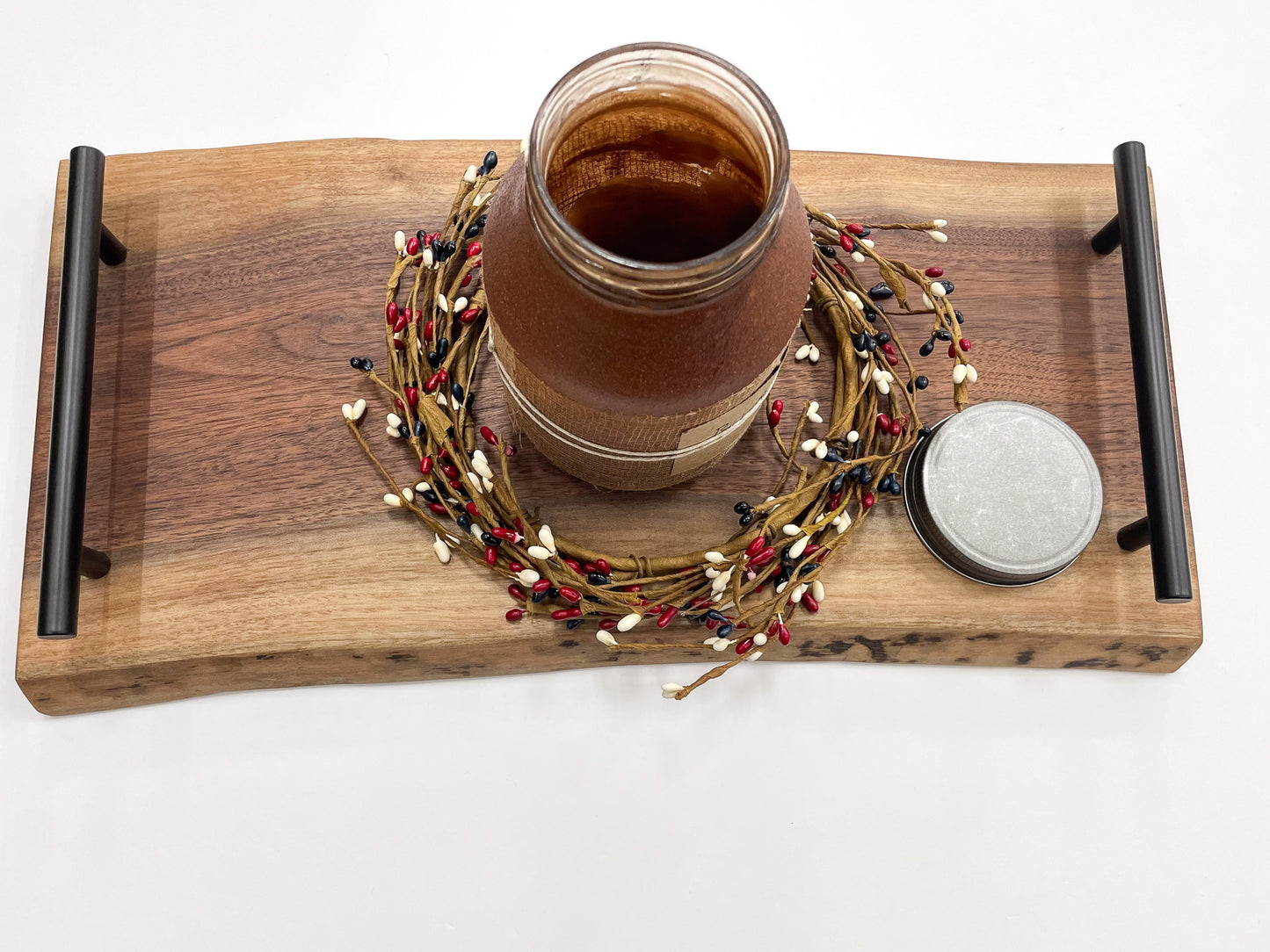 Plain Black Walnut Serving Tray